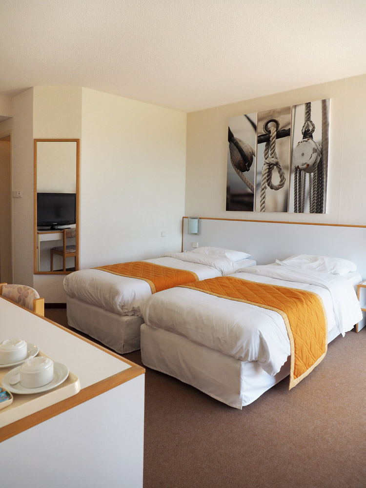 chambre confort twin Chambre hôtel Belvédère Brest